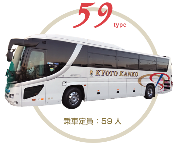 ハイデッカー59タイプ（乗車定員59人）