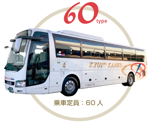 ハイデッカー60タイプ（乗車定員60人）